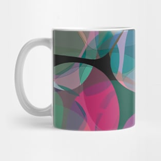 Stained-glass Step-stones | Abstract Pattern | Blue, Purples, Greens and More Mug